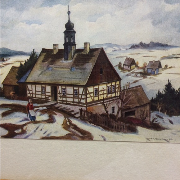 Original Miniature”Altes Hammerwerk Im Erzgebirge” - Picture 2 of 4